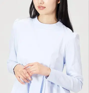 CELFORD 화이트 페플럼 상의 사이즈 M