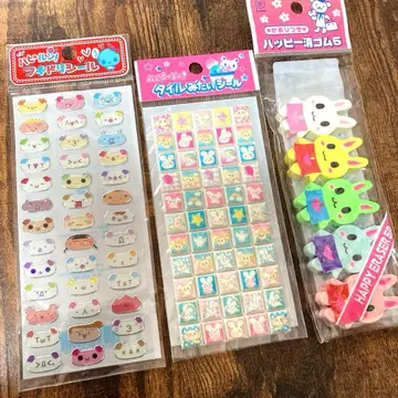 레몬 주식회사 헤이세이 레트로 타일 같은 씰 테두리 씰 이모티콘