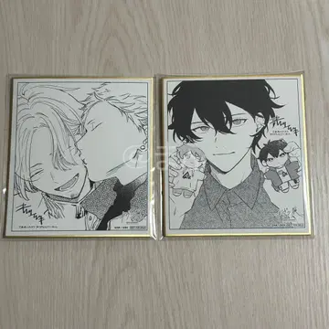 기븐 기븐전 특전 색지 2종 아키히코 & 하루키 우게츠 아키하루