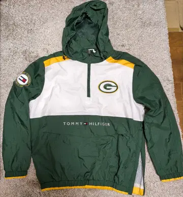 타미힐피거 그린 베이 패커스 미식축구 나일론 풀오버