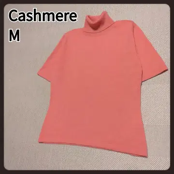 일본제 캐시미어 니트 M 반팔 니트 여성용