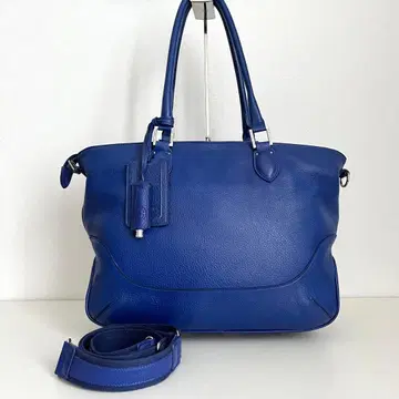 새상품급 PELLEMORBIDA 메이든보야주 2way 토트백 블루