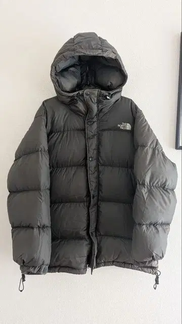 THE NORTH FACE 그레이 다운 자켓 남성용 L 사이즈