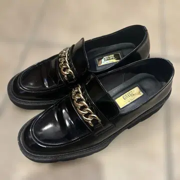 블랙 에나멜 로퍼 체인 24cm