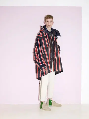 sacai 2014 봄/여름 모델 모즈 코트 3 사이즈