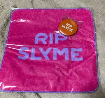 RIPSLYME 립슬라임 복권 로고 핸드 타월 캔뱃지 세트