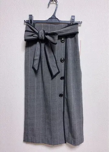 아푸와이저 리셰 3way 체크 타이트 스커트 택 포함 새상품