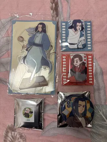 라오허헤이전기 무겐 아크릴 스탠드 캔뱃지 쇼헤이 5점 세트