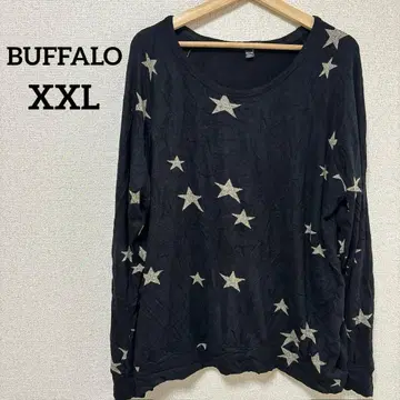 새상품급 BUFFALO [ XXL ] 별 패턴 긴팔 니트탑
