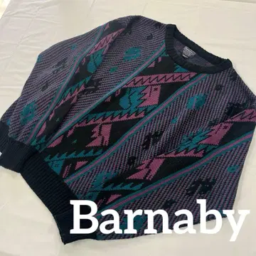 [ Barnaby ] 아크릴 니트 레트로 2X BIGMAN #3166