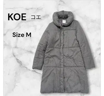 새상품급 [ KOE ] 코에 다운 코트 M 심플 그레이