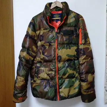 ALPHA INDUSTRIES 카모플라쥬 다운 자켓 L