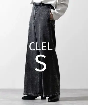 CLEL 클레이 빈티지 디자인 플레어 데님 팬츠 S 무료배송