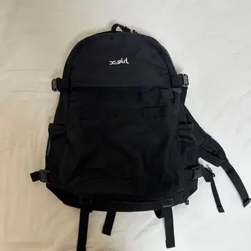 x-girl 블랙 백팩