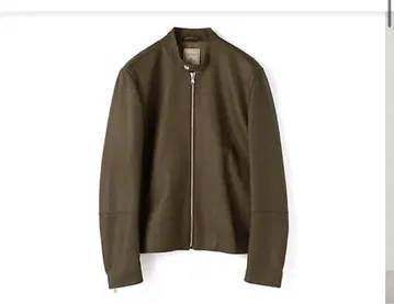 TOMORROWLAND DENIM 가죽 자켓 올리브 컬러