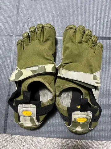 비브람 신발 올리브 드라브 카모플라쥬