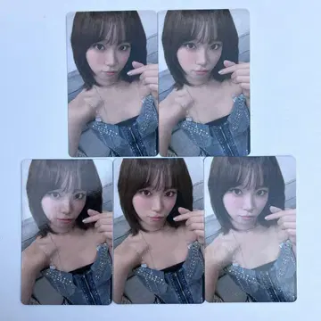 LE SSERAFIM 도쿄돔 회장 한정판 FC 트레이딩 카드 채원 5장