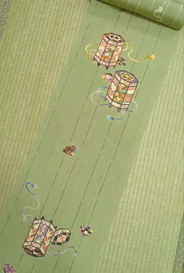 새상품 유젠 순수 실크 옷감 47