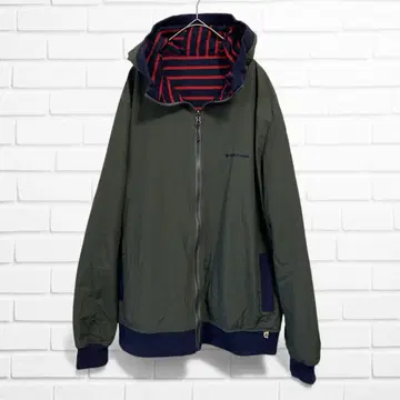 [ gym master ] 리버서블 자켓 블루종 그린