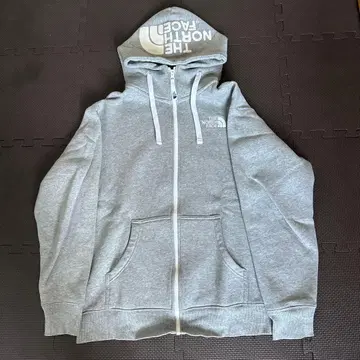 THE NORTH FACE 그레이 지퍼 후드티