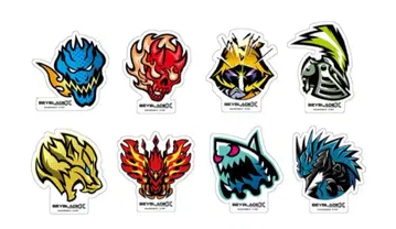 베이블레이드X 엠블럼 스티커 컴프 세트