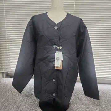 네이비 퀼팅 자켓