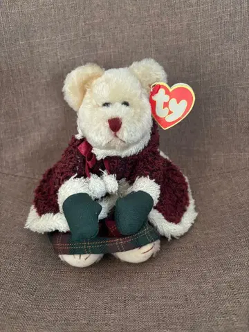 Ty 크림슨 코스튬 테디베어 크리스마스