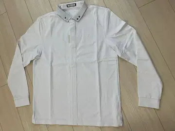 MARK&LONA 화이트 긴팔 피케 셔츠 사이즈 48 L