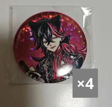 악마 집사와 검은 고양이 난자 홀로그램 캔뱃지 루카스