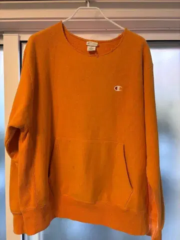 Champion 오렌지 리버스 위브