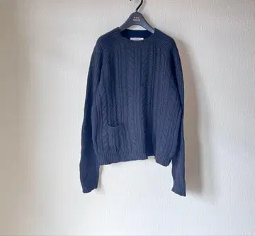 H.R.MARKET 포켓츠키 케이블 니트