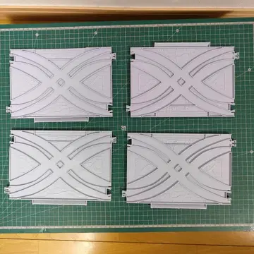 프라레일 이어지는 레일 플레이트 레일 교차 레일 그레이