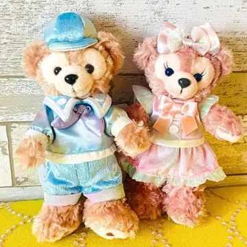 더피 20주년 컬러풀 해피니스 인형 배지 귀여운 얼굴