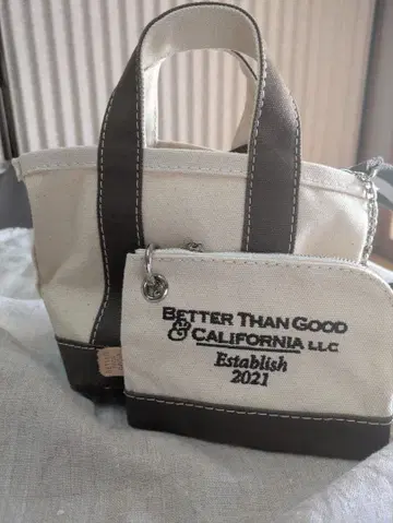 Framework Better Than Good 토트백과 코인 케이스