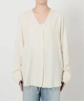 Plage R'IAM 실크 MIX DAMEGE 셔츠