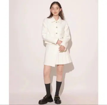 단시간 1회 착용! 2025ss 리랜드트루 플리츠 스커트 스코트