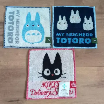 이웃집 토토로 중토토로, 소토토로, 지지 타월 세트 3개 세트