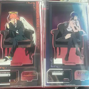 체인소 맨 로프트 콜라보 아크릴 스탠드 레제 & 천사의 악마