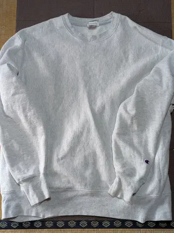 Champion 리버스 위브 라이트 그레이 XL