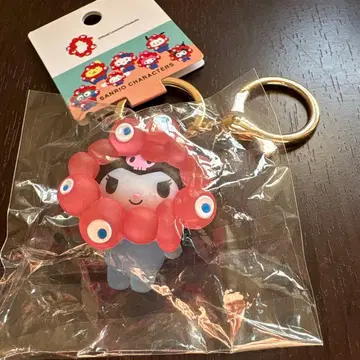 만박 미야쿠미야쿠 산리오 나리키리 입체 키링 클리어 컬러 쿠로미