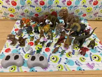 공룡 여러가지 세트 무선 조종 피규어 티라노사우루스 트리케라톱스