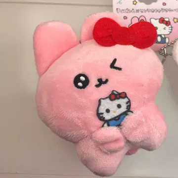 최고심 산리오 콜라보 우사심 키티 마스코트