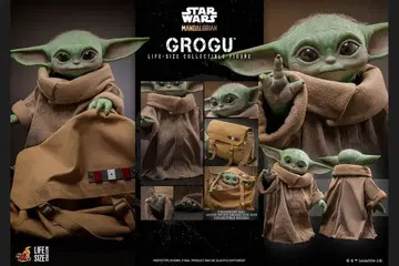 핫토이즈 그로구 라이프 사이즈 백 포함