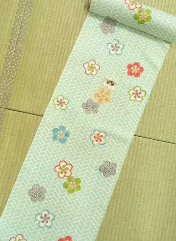 새상품 유젠 순수 실크 옷감 48