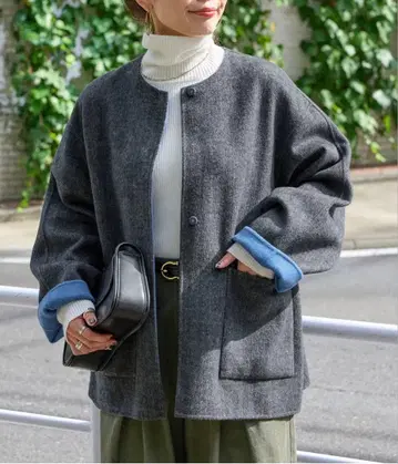 노카라 자켓 리버서블