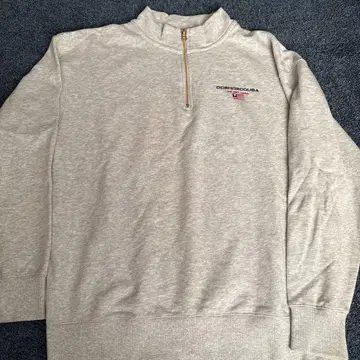 OCSHOEDCOUSA 그레이 하프 지퍼 맨투맨