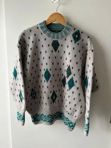 Coogi 빈티지 울 니트 스웨터