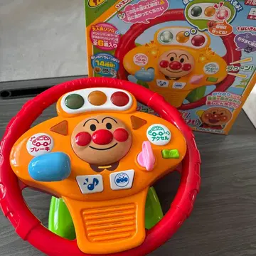 호빵맨 뮤직 GO! 신나는 드라이브 핸들 완구