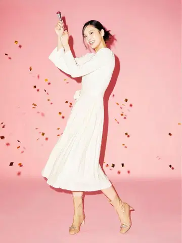 셀포드 PREMIUM 스프링 니트 원피스 핑크 36 [ 미사용 새상품 ]