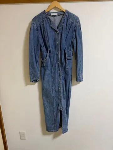 MOUSSY 데님 셔츠 원피스 긴팔